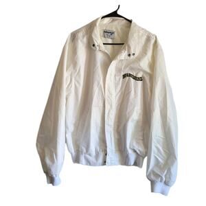 Vintage Seattle Mariners 80s Golf Jacket Full Zip white Mens Large